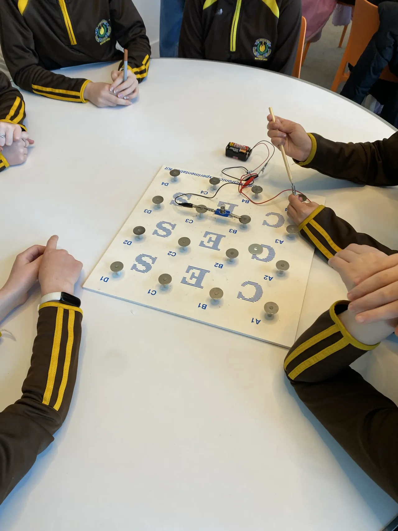 Robot LED circuits pictures by Elaine 2