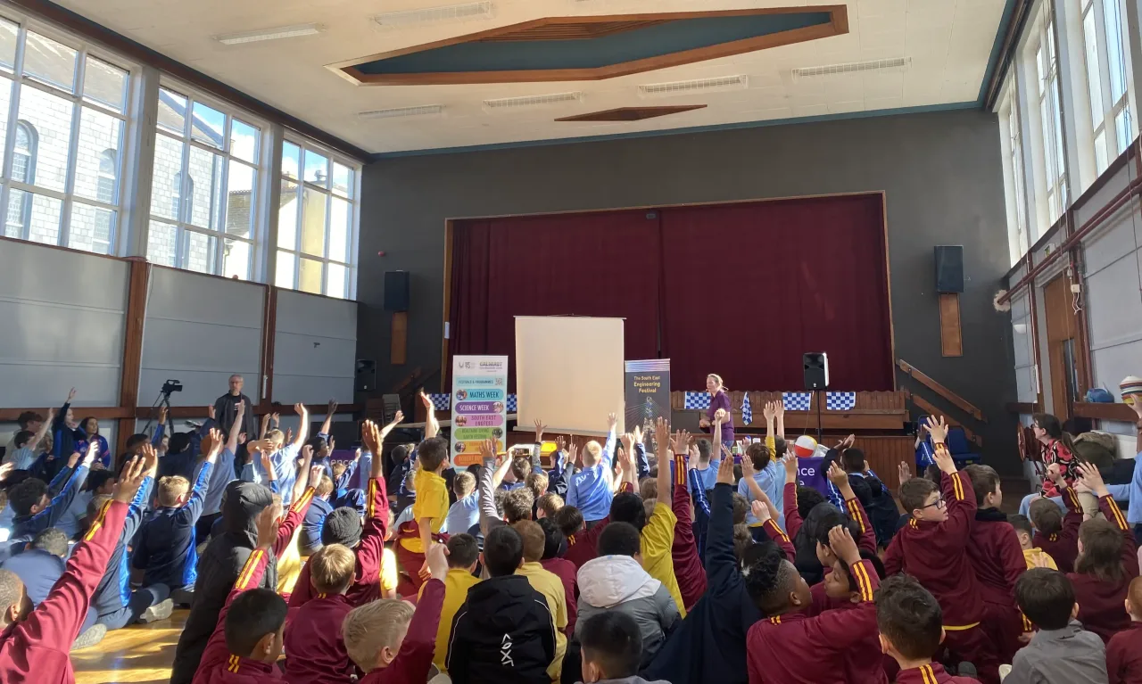 Who wants to be super heros show with Ruth pictutres at Mt Sion NS by Elaine