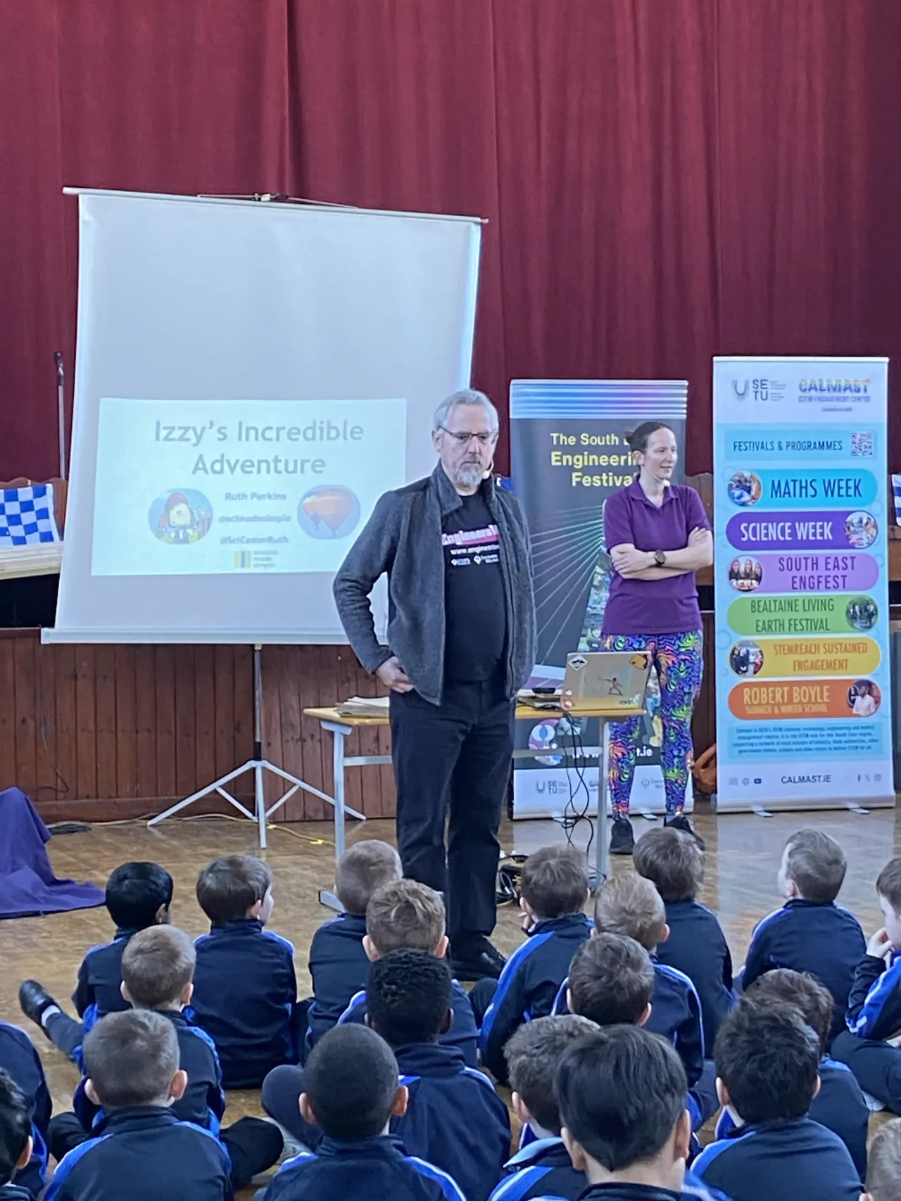 Who wants to be super heros show with Ruth pictutres at Mt Sion NS by Elaine 1