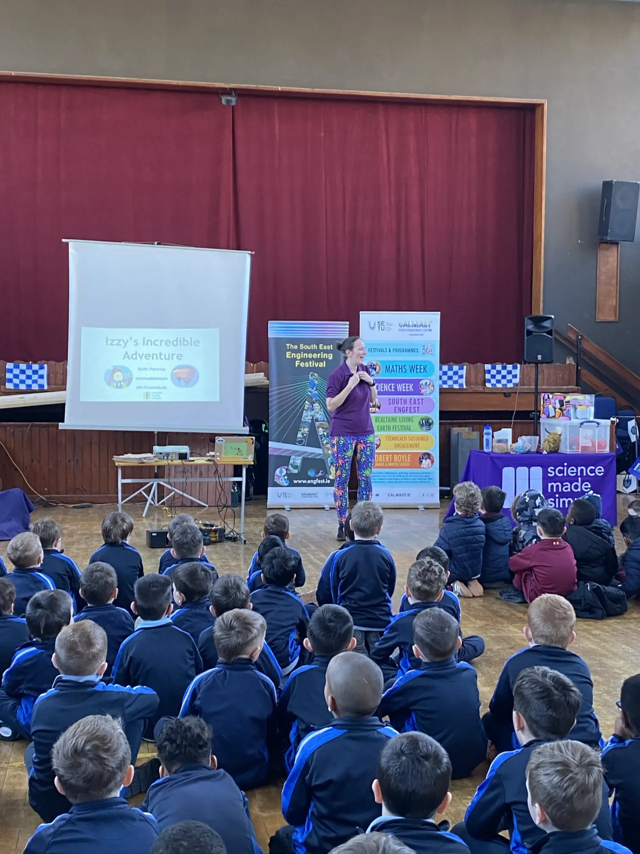 Who wants to be super heros show with Ruth pictutres at Mt Sion NS by Elaine 1