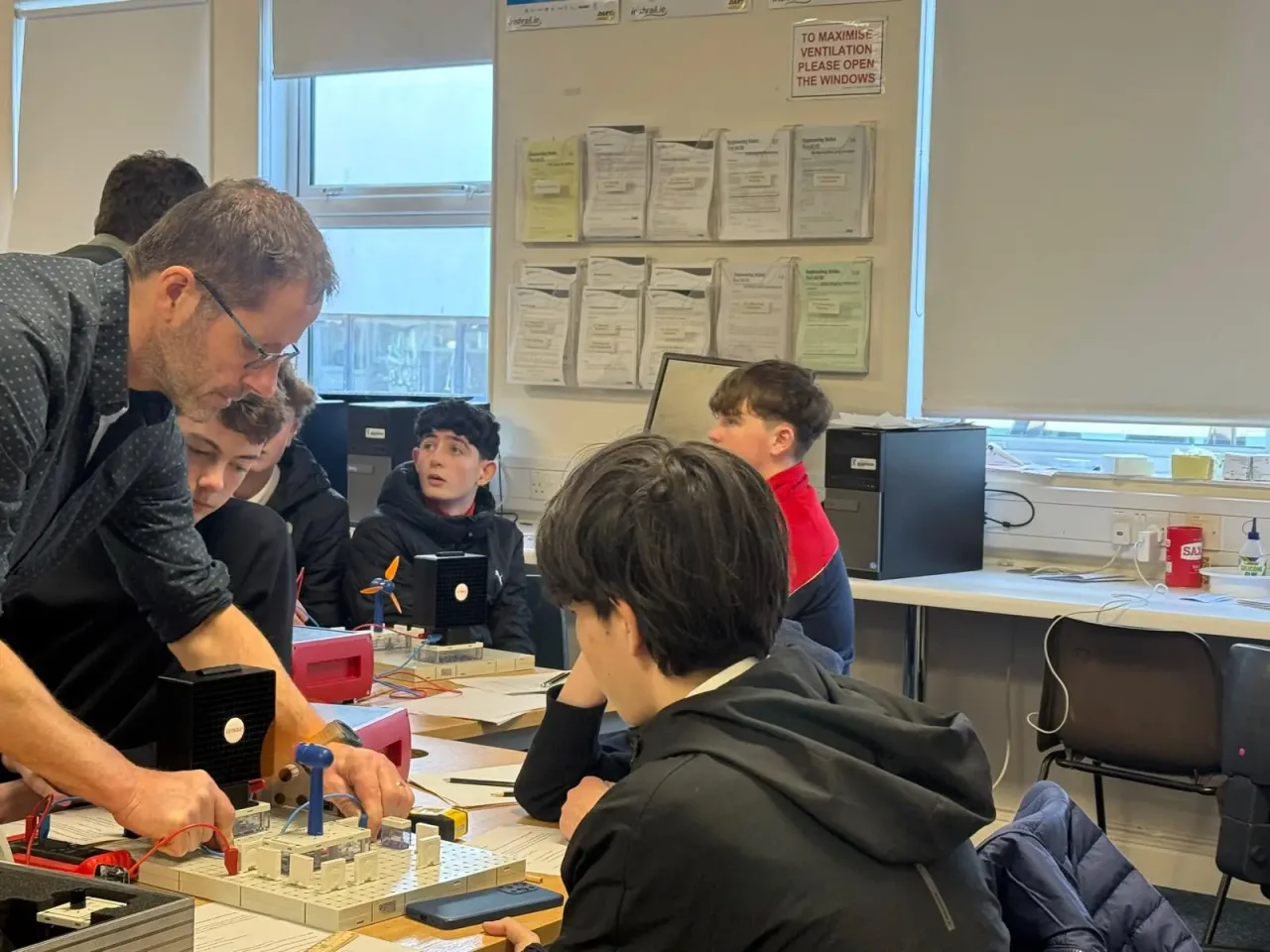 Wind ennery workshop with Colm. Abbey secondary pictures by Sheila 6